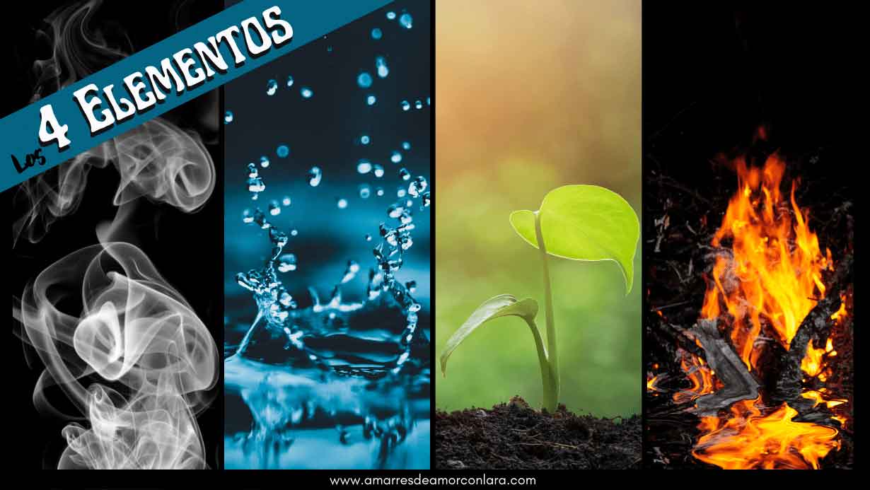 Los 4 elementos: la energía del agua, fuego, aire y tierra